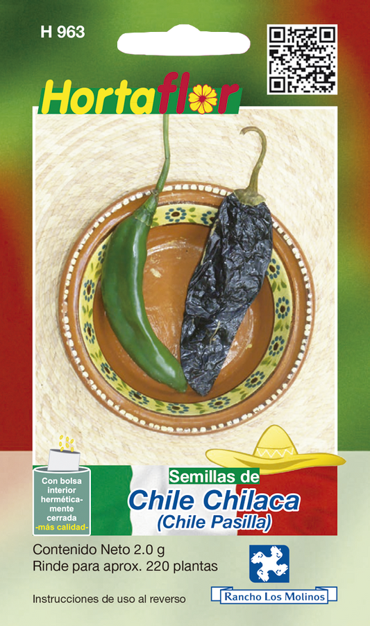 Semillas de chile chilaca