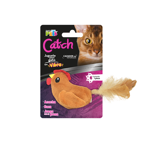 Juguete gallina vibra catch