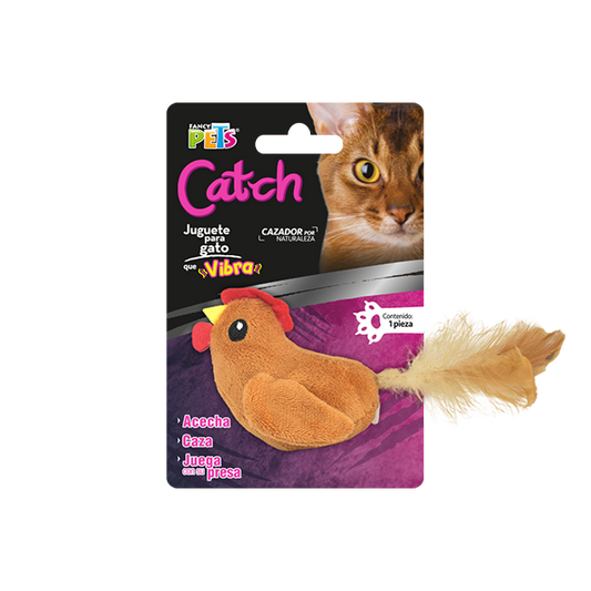 Juguete gallina vibra catch