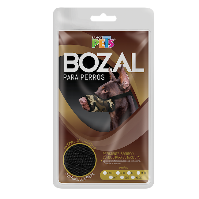 Bozal de tela para perros