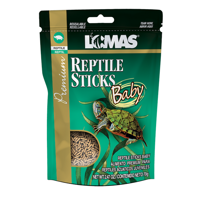 Reptile Sticks Baby alimento para tortugas y anfibios