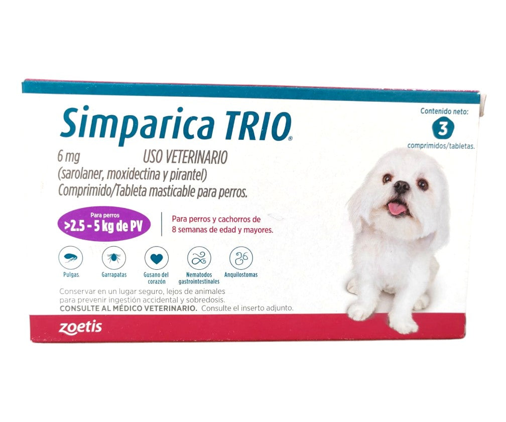 Simparica TRIO 2.5 - 5Kg