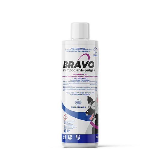 Shampoo antipulgas BRAVO