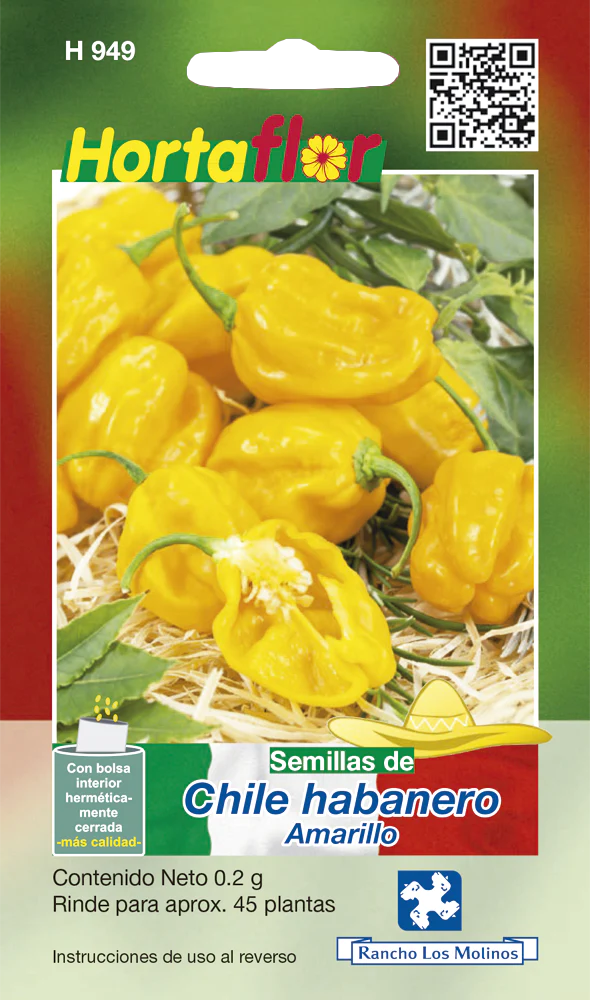 Semillas de Chile Habanero Amarillo