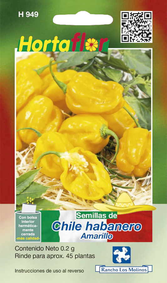 Semillas de Chile Habanero Amarillo