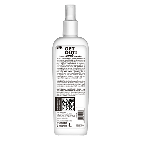 GET OUT! repelente natural para gatos