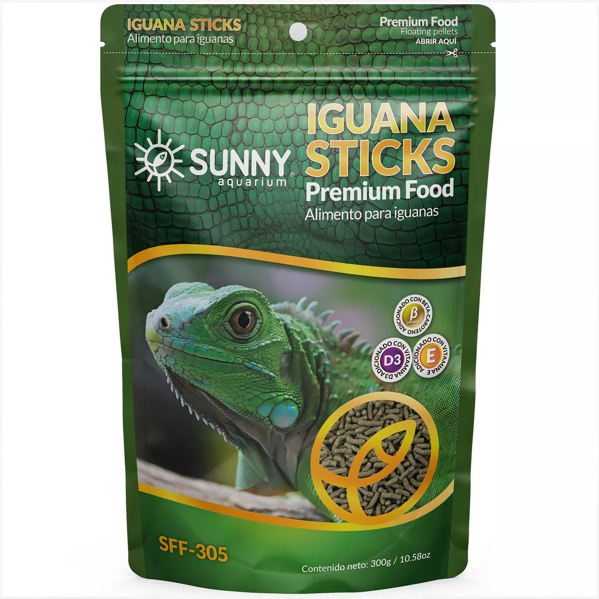 Alimento sunny para iguana