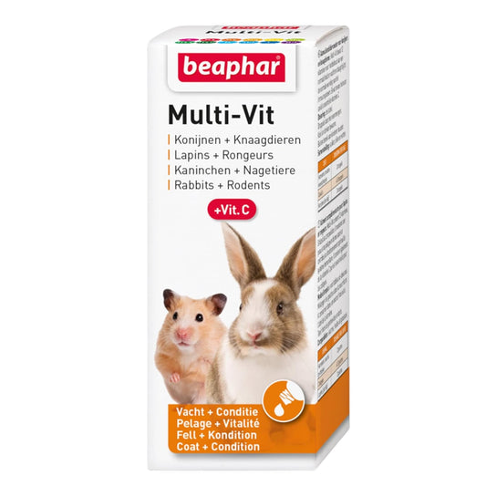 Multivitaminico para conejos y roedores Multi Vit Beaphar