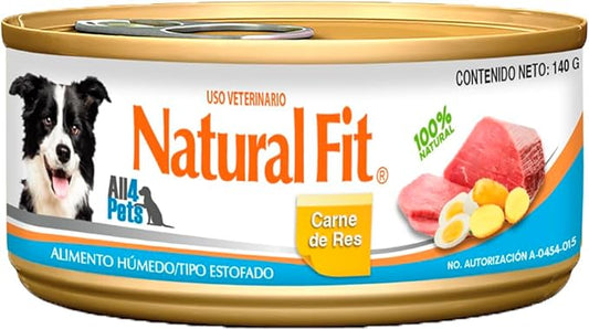 Natural Fit sabor res, alimento húmedo