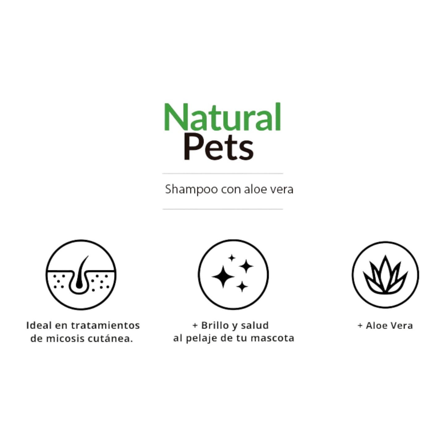 Shampoo con Aloe Vera Natural Pets