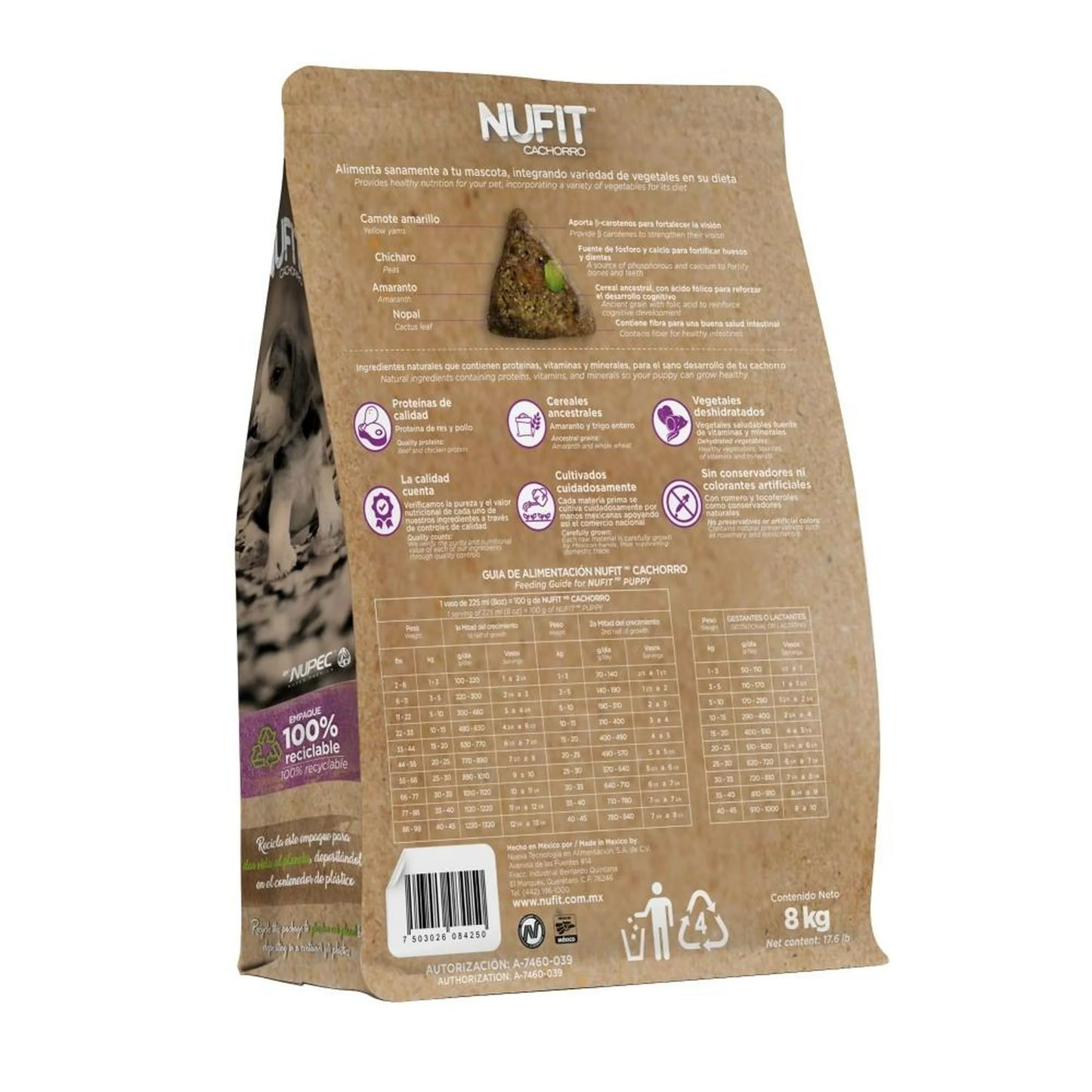 NUFIT para cachorro 20 kg