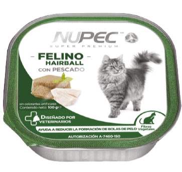 Felino Hairball alimento húmedo 100gr