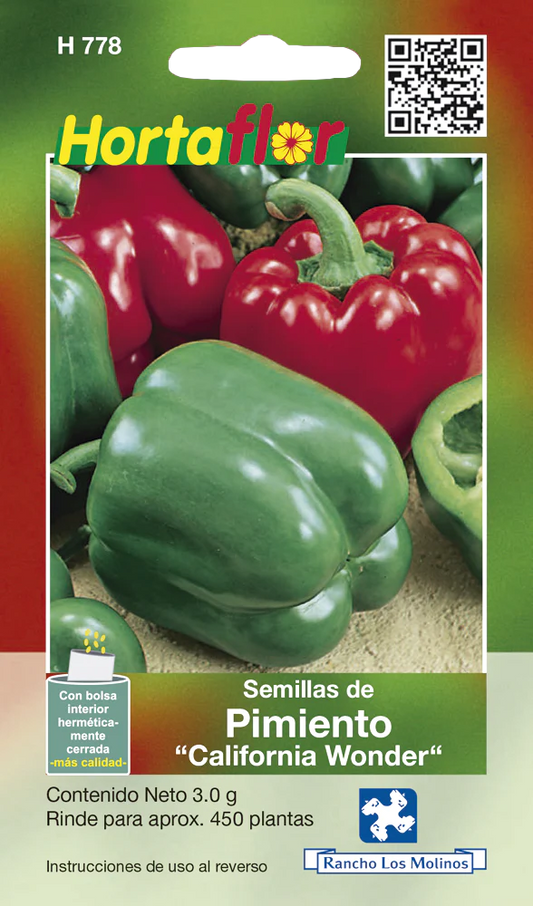 Semillas de Pimiento "California Wonder"