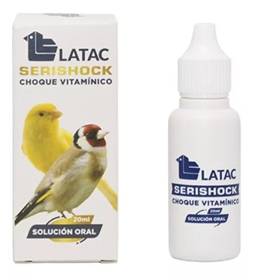 Serishock Choque vitamínico para aves, Latac