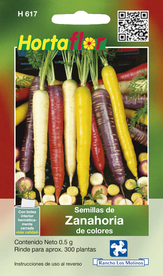 Semillas de Zanahoria de Colores